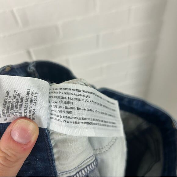 Abercrombie & Fitch Simone High Rise Super Skinny Jeans Size 4/27 Short - Picture 3 of 9